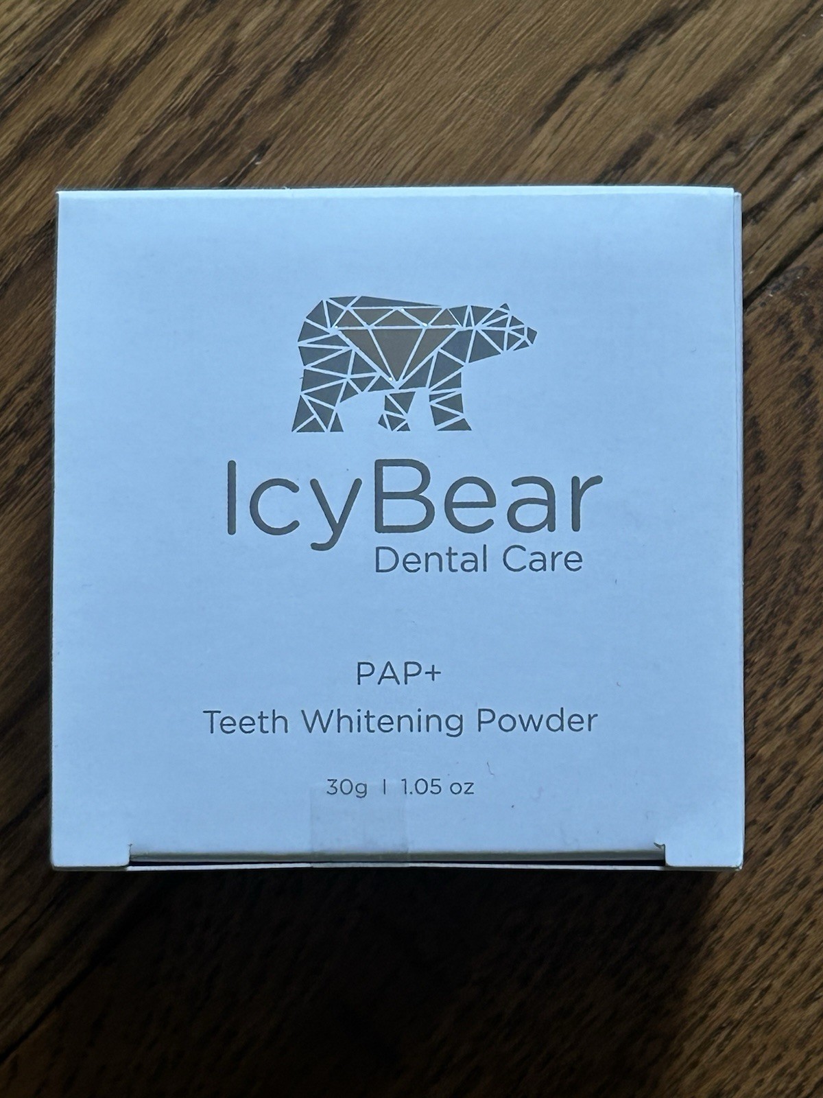 Icy Bear Dental Care PAP+ Teeth Whitening Powder, 30g (BNIB)
