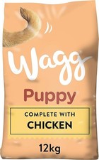 Wagg Complete Puppy Dry Dog Food Turkey & Rice 12kg - For Growing Puppies 1.53 per kilo