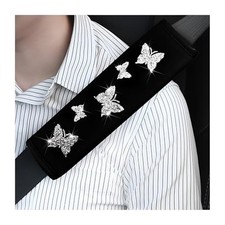 2PCS Car Seat Belt Covers, Butterfly Vehicles Seatbelt Cushion Pad to Protect...