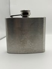USMC Marines Eagle Globe Anchor 5oz Stainless Steel Hip Flask Engraved Used — photo 1