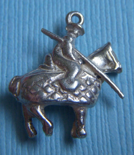 Vintage Don Quixote Spain silver charm