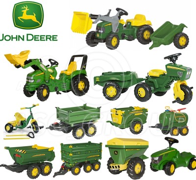 Rolly Toys - John Deere Trettraktoren Anhänger Lader Tanker Trike Streuer NEU