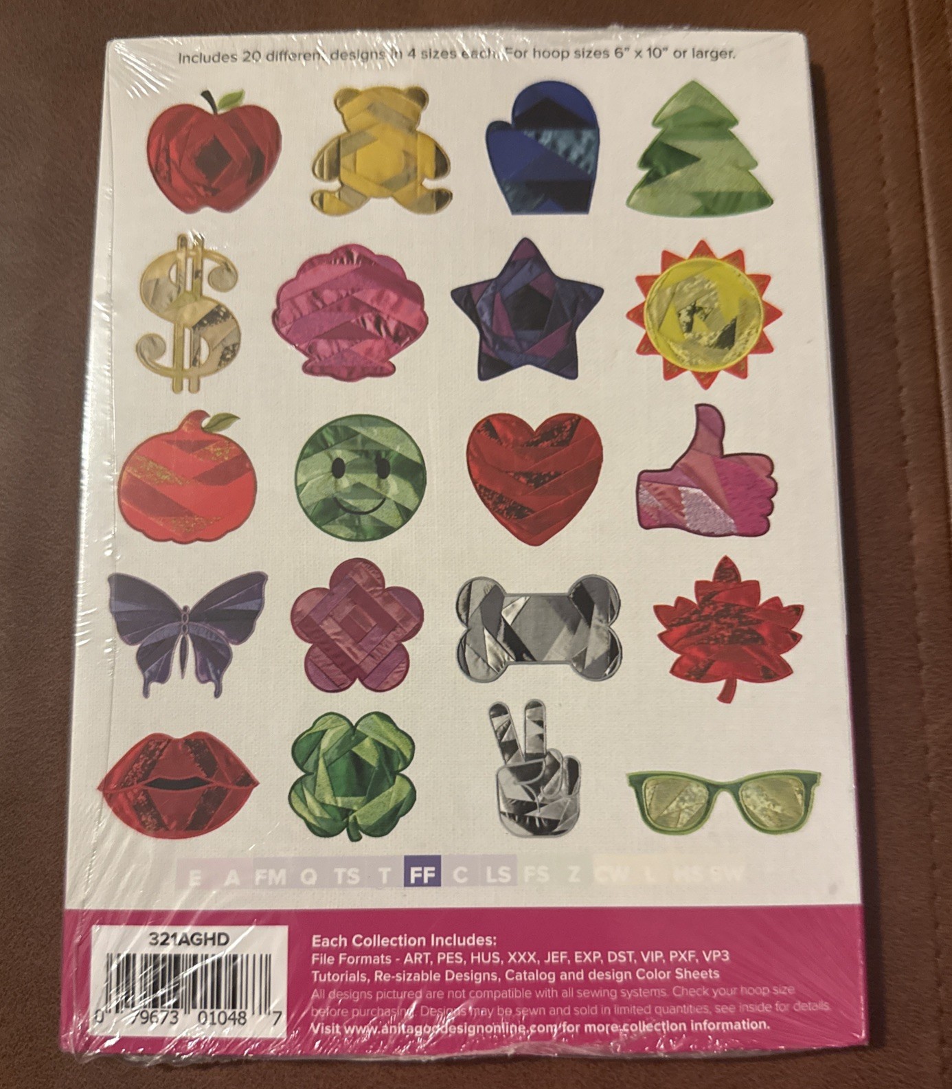 Razzle Dazzle Anita Goodesign Embroidery Design Machine CD