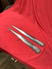 1958 Chevrolet Impala Bel Air Pair Quarter Panel Trim Mouldings Spears Oem Gm