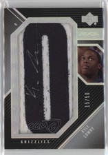 2006-07 Upper Deck UD Black Auto Nameplate 15/50 Kyle Lowry #AN-KL Auto 0p62