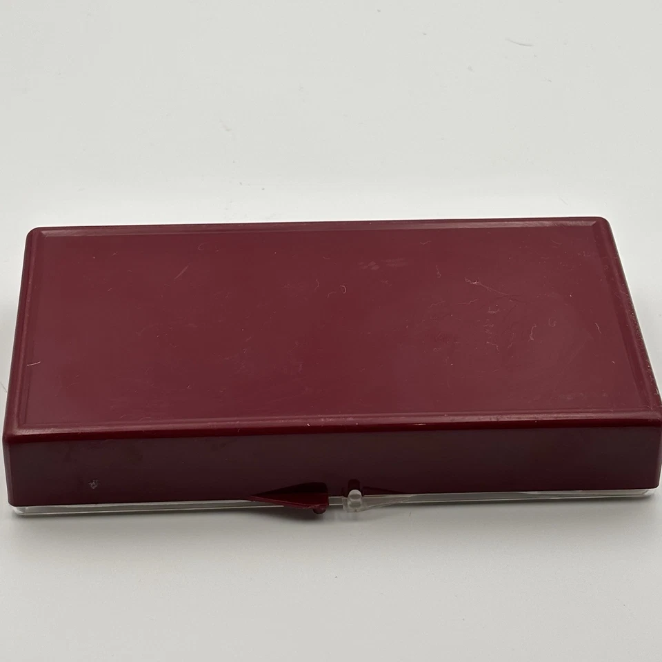 Pañuelo Van Heusen 100 % algodón dobladillo enrollado en V vintage en estuche Foto 4 de 4