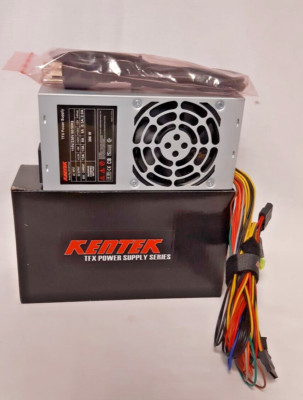 Kentek TFX 300 Watt Power Supply AC Input 100/240V 20+4, SATA,MOLEX,4PIN,FLOPPY
