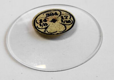 Verre Minéral Pour Montre Gousset - Diamètre 38,4 Mm - Neuf Sans étiquette