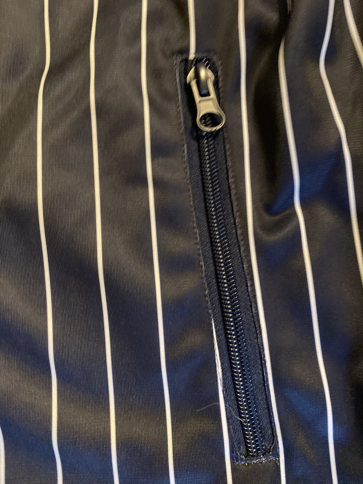 Giacca da pista Fila a righe full zip blu taglia 2XL donna