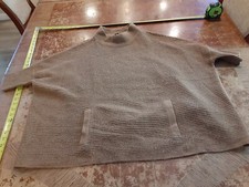 H&M Women Sweater Small Beige Pullover oversi...
