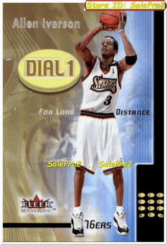 100++ ALLEN IVERSON NBA SINGLES ROOKIE INSERT GAME JERSEY SET LOT YOU PICK LIST - Picture 46 of 66