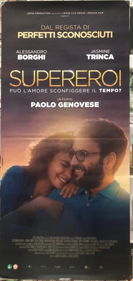 Locandina originale film Supereroi (2021) - Regia di Paolo Genovese