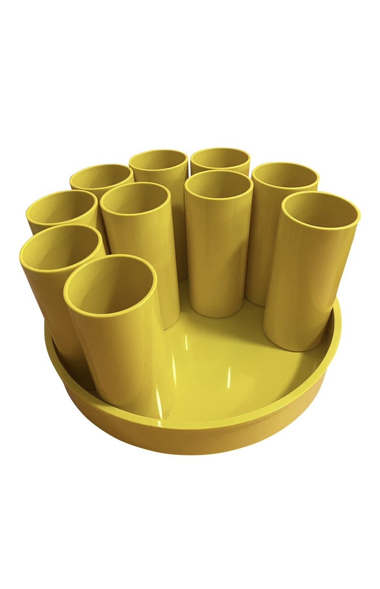 Gunnar Cyren For Dansk Yellow Danish Cup Set Melamine MCM