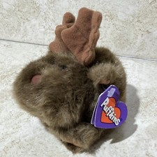 Puffkins Moose Gus Brown Cute 5  Plush New With Tag Tag Vintage