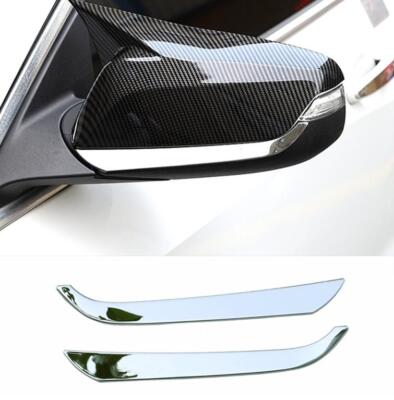For Chevrolet Malibu 2016-2022 Chrome Side Door Rearview Mirror strip Cover trim