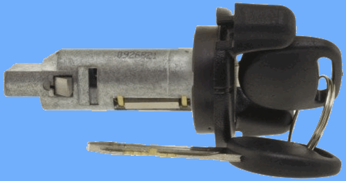 New Replacement Ignition Lock Cylinder & Keys Replace GMC OEM # 12472980 Black - Picture 3 of 6