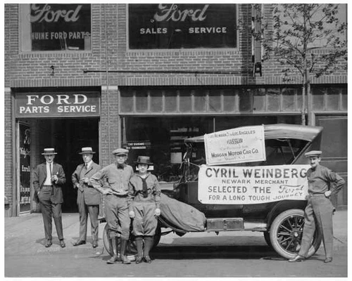 1925 Ford Model T Press Photo 0438 Morgan Motor Car Co - Hassler Shock Absorbers