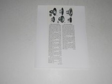 Altec Driver/Horn Speaker Ad, 604c, D130, 12X81, BT-8-1, 602A, D208 1955 Ad 1 Pg