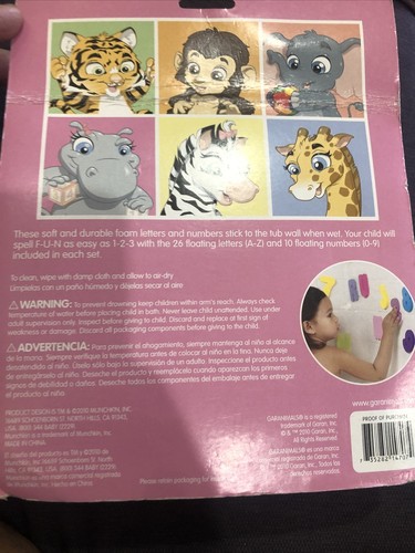 Garanimals Bad Konvolut 36 Badebuchstaben und Zahlen Alter 3+ - Bild 4 von 4