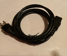 Universal 3 Prong Power Cord Cable for Desktop Computer Printer Monitor TV Dell