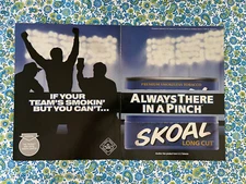 Vintage 1998 Skoal Long Cut Print Ad Always There In A Pinch
