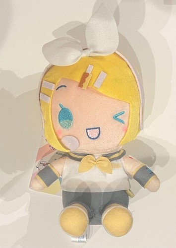 Piapro x Sanrio Rin & Ren Kagamine Plush Doll set SEGA Japan 2025 New - Picture 2 of 5