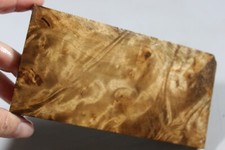 Inlay Wood Golden Camphor Burl Box Making Marquetry Veneer 6"x3"x1/2"