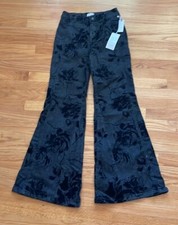 NWT Anthropologie Pilcro Fluted High-Rise Flare Jeans Size 26 B6