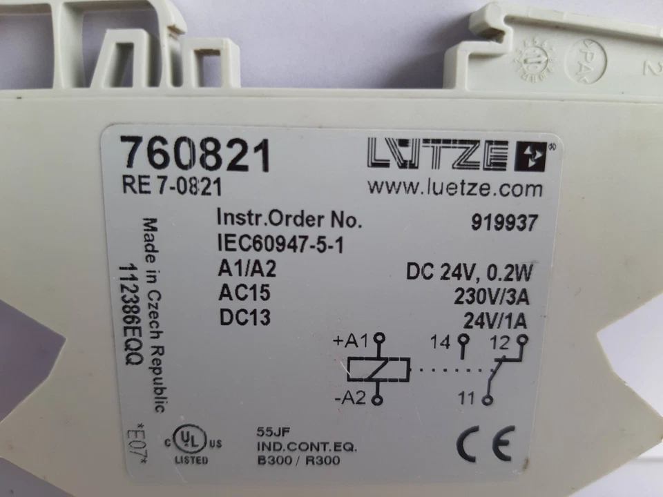 Lutze 760821 RE 7-0821 Relay Module - Image 3 of 4