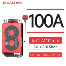Daly Smart BMS 3S-16S 12V-60V 40A-100A Li-ion LiFePo4 Battery BMS Bluetooth ACUS