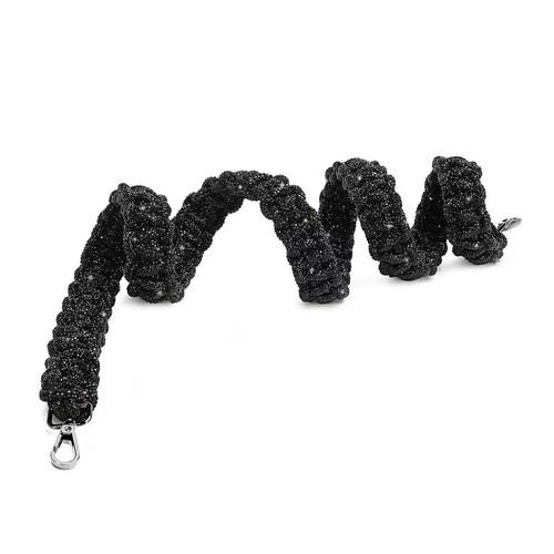 Crystal Rhinestones Diamond Woven Handmade Bag Strap Glitter Bag Handle Bag Belt - Picture 6 of 9