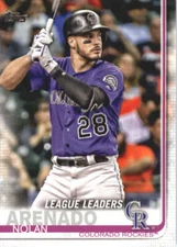 2019 Topps #70 Nolan Arenado Colorado Rockies Baseball Card