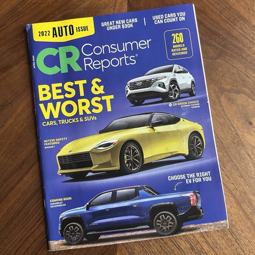 Consumer Reports April 2022 Auto Issue Best & Worst CARS, TRUCKS & SUVs