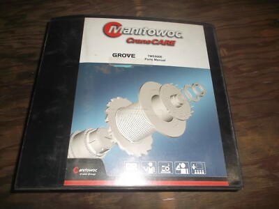 Manitowoc TMS900E Truck Mounted Crane Factory Parts Catalog Manual
