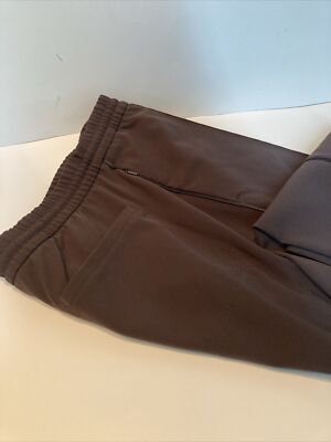 Athleta Endeavor Straight Leg Athletic Pant in Walnut Brown Size 12 Excellent