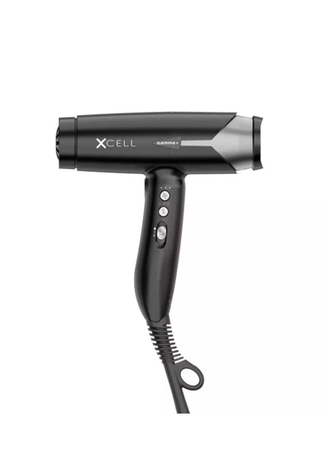 Gamma+ XCELL Ultra-Light Digital Motor Hair Dryer Black | OPEN BOX