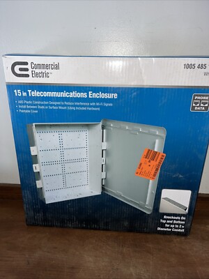 Commercial Electric 15 in. Telecommunication Enclosure New and Sealed