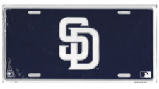 san diego padres blue license plate made in usa
