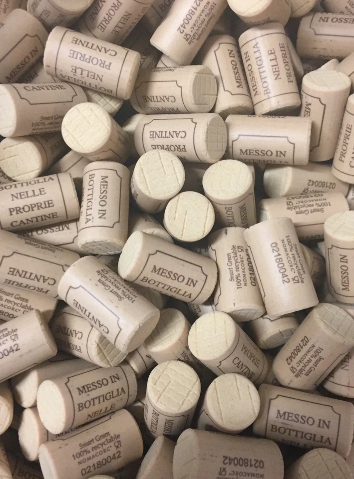 N°100 TAPPI sintetici silicone alta qualità NOMACORC® CLASSIC+ GREEN 43x23mm