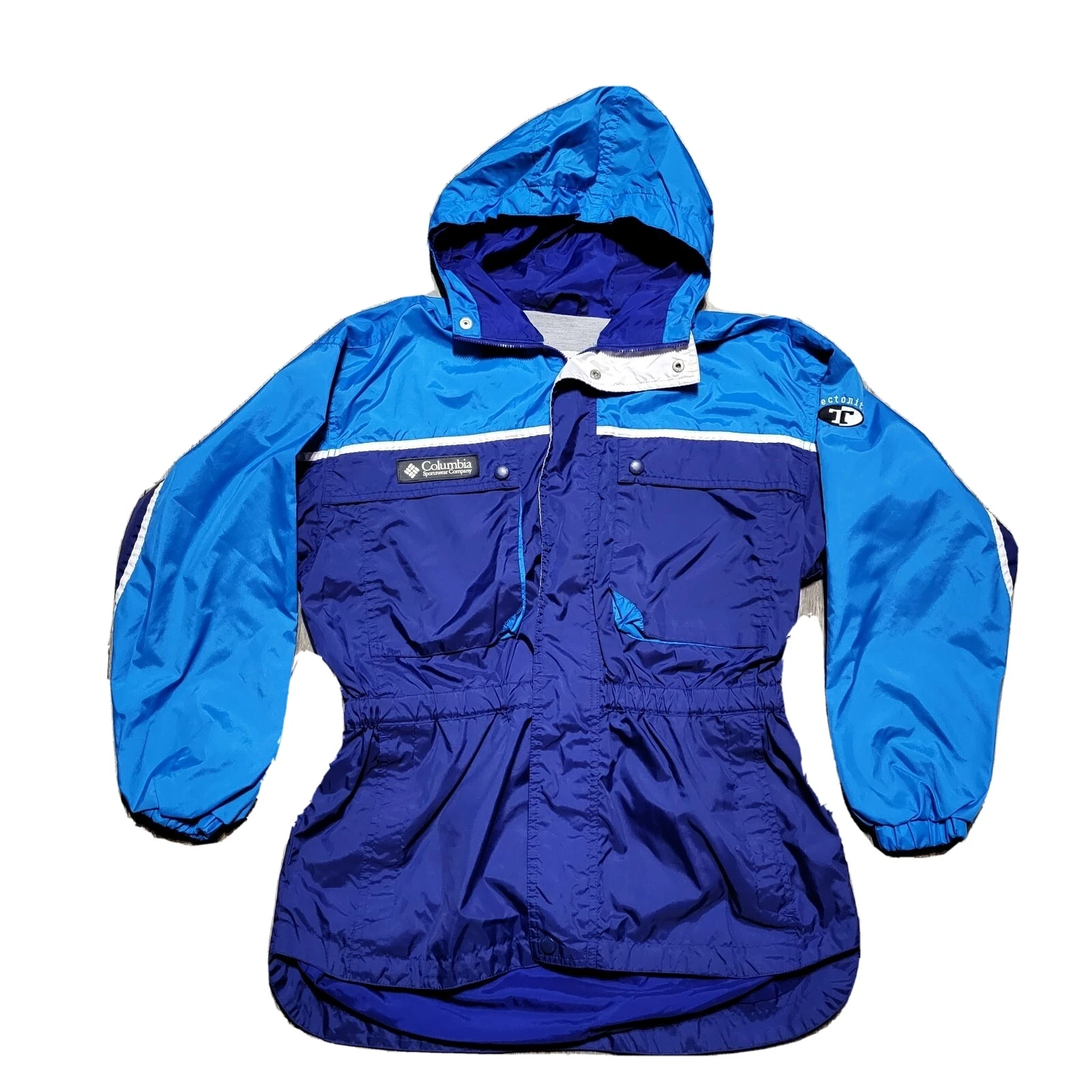 Vintage Columbia Windbreaker Jacket Ski Coat Outer Layer Tectonite Youth 14/16