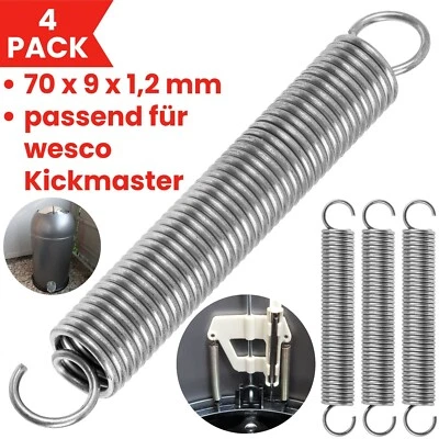 YOUR DAY MATE Spannfeder Mülleimer kompatibel mit wesco Kickmaster Tretmülleimer Fußpedal Set