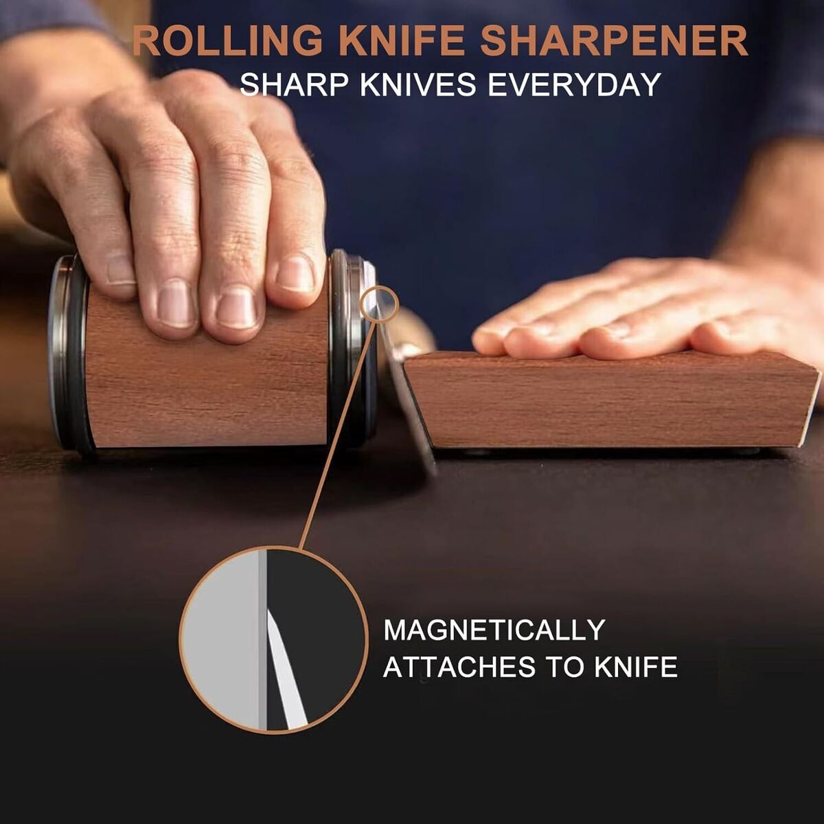 Magnetic Rolling Knife Sharpener Industrial diamonds roller sharpener for  Knives