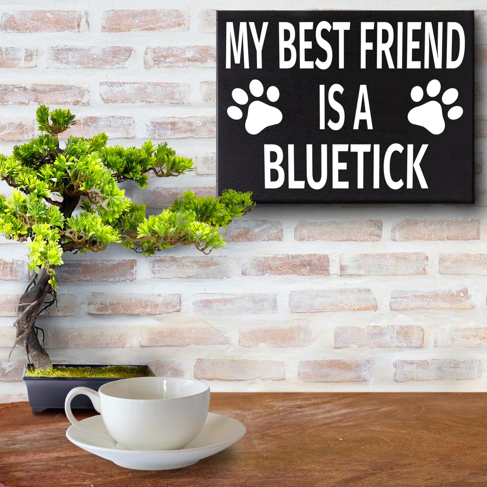 Подарки JennyGems Bluetick Sign, My Best Friend Is a Bluetick, Bluetick Coonhound - Изображение 3 из 4