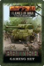 British Gaming Set Tin Flames Of War Battlefront Miniatures TD037