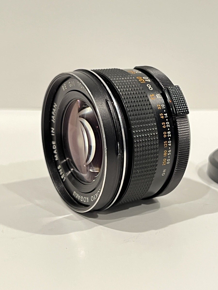 Topcon RE GN Topcor M 50mm f/1.4 Prime Standard Lens - Black Topcon RE GN Topcor M 50mm f/1.4 Prime Standard Lens - Black