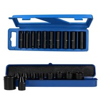 20 Stck. 1/2 Zoll Antrieb Flache Und Tiefe Metrische SteckschlüSseleinsäTze 9...