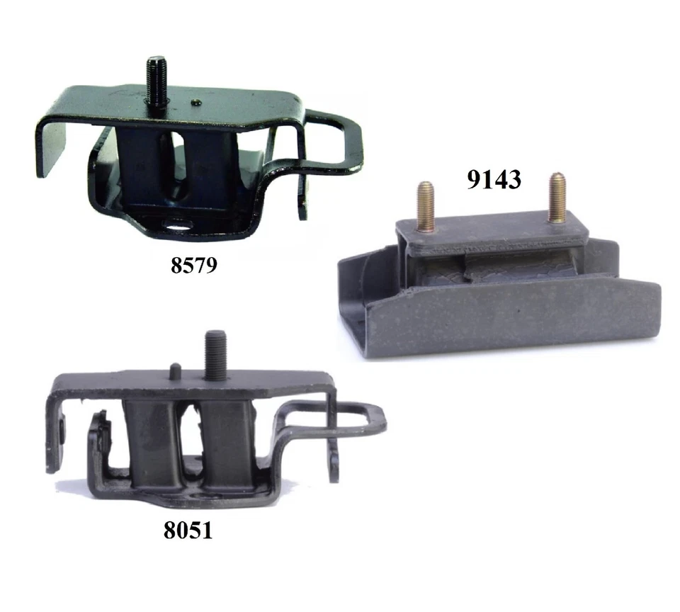 3 PIEZAS MONTAJE MOTOR Y TRANSMISIÓN APTO PARA ISUZU TROOPER 1989-1991 2,8 L (1er DISEÑO) Foto 2 de 4