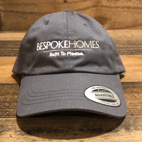 Bespoke Homes Hat Strapback Dad Cap Mens Gray Rockford Michigan Built To Please