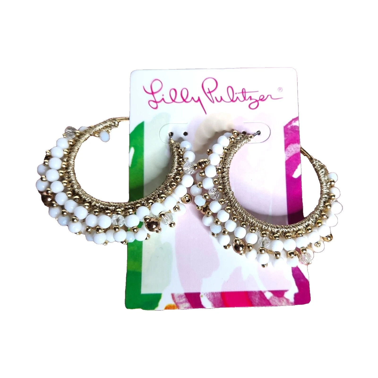 Lilly Pulitzer Hoop Fashion Earrings