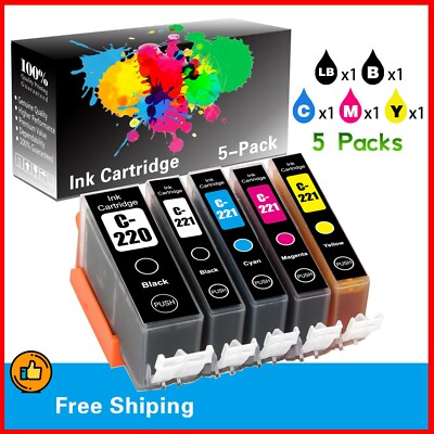 Cartuccia D'inchiostro Ricaricabile PGI220 CLI221 Con Chip Per - Foto 13